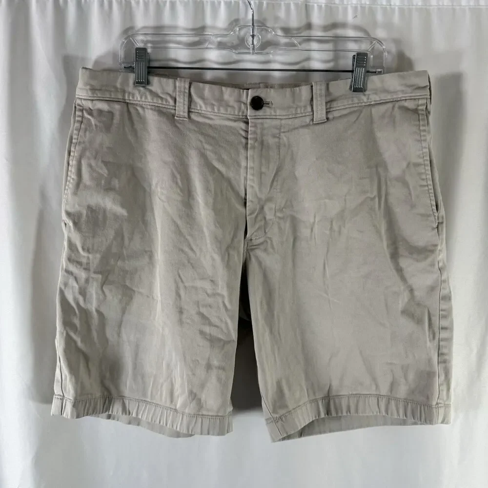 J. Crew Mercantile Flex Shorts Mens 36 Flat Front Chino 8.5